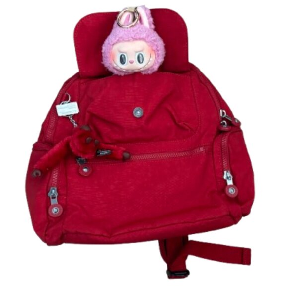 Kipling Red Mini Backpack - Picture 4 of 5
